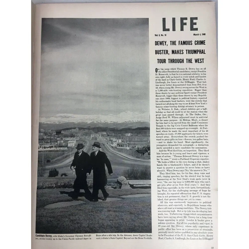 LIFE Magazine March 4 1940 Anita Colby Spring Sailor Hat Cover Vintage WWII Era